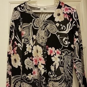 White house Black Market L  cardigan